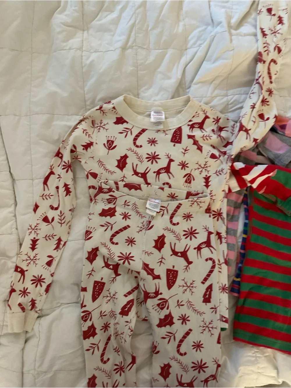 Hanna Andersson Striped Kids Tops - Red, Green, Pink, Gray, Blue